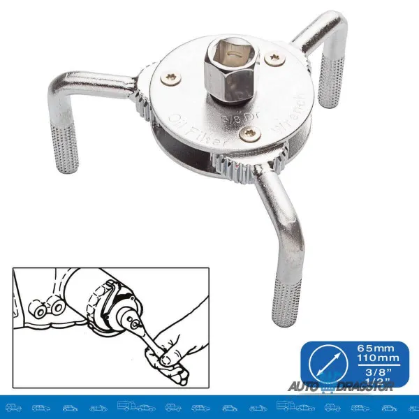 KLJUČ ZA FILTER ULJA TROKRAKI 
