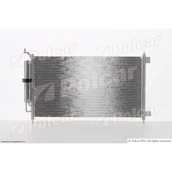 Hladnjak klime NISSAN JUKE (F15), 10-; MICRA (K12), 03-10; NOTE (E11), 06-13; 