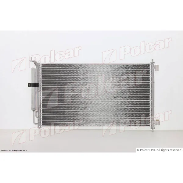 Hladnjak klime NISSAN JUKE (F15), 10-; MICRA (K12), 03-10; NOTE (E11), 06-13; 