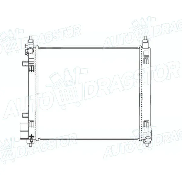 Hladnjak NISSAN MICRA (K13), 10-17; 