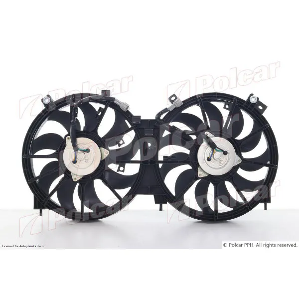 Ventilator hladnjaka sa nosačem NISSAN MURANO (Z51), 08-14; 