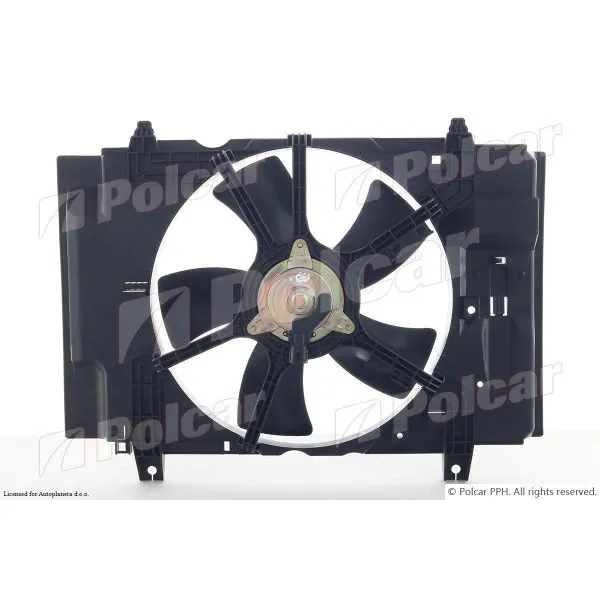 Ventilator hladnjaka sa nosačem NISSAN TIIDA (C11X/SC11X), 07-; 