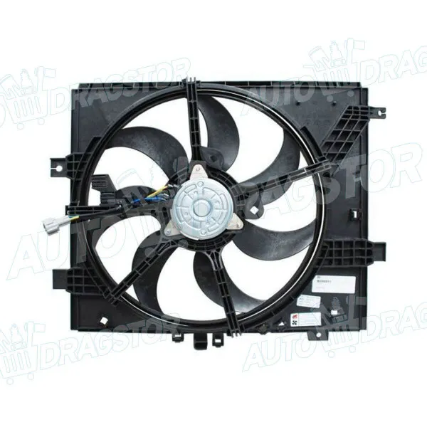 Ventilator hladnjaka sa nosačem NISSAN NOTE (E12), 13-; 