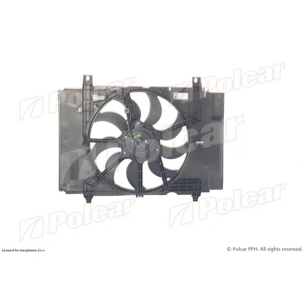 Ventilator hladnjaka sa nosačem NISSAN CUBE (Z11), 08-; JUKE (F15), 10-; 
