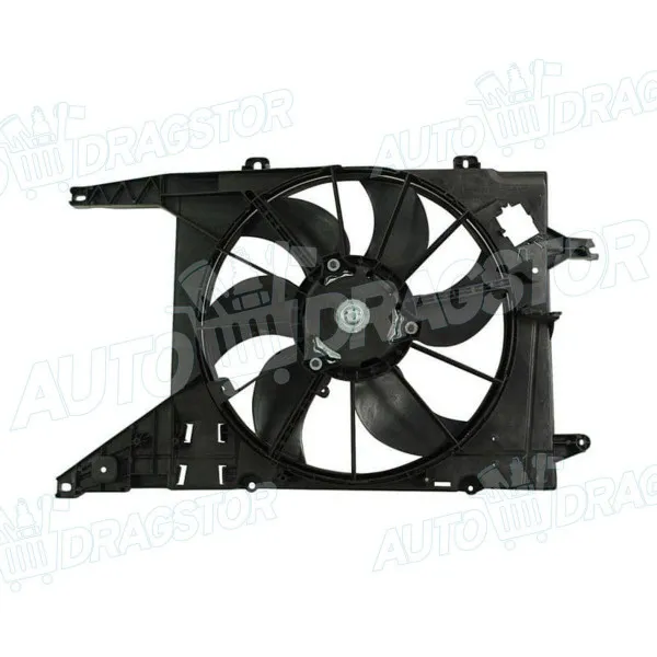 Ventilator hladnjaka sa nosačem DACIA LOGAN (SD), 04-12; SANDERO (SD), 08-12; 