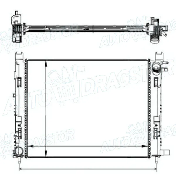 Hladnjak DACIA, RENAULT 