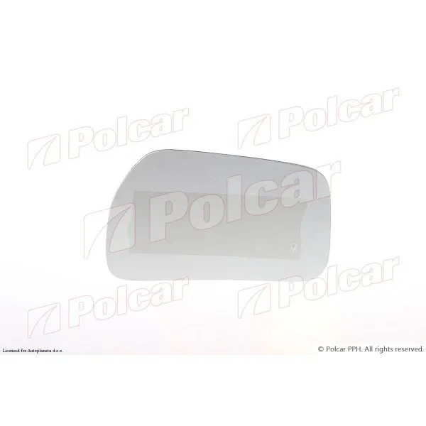 Staklo retrovizora DAEWOO TICO (KLY3), 91-00; 