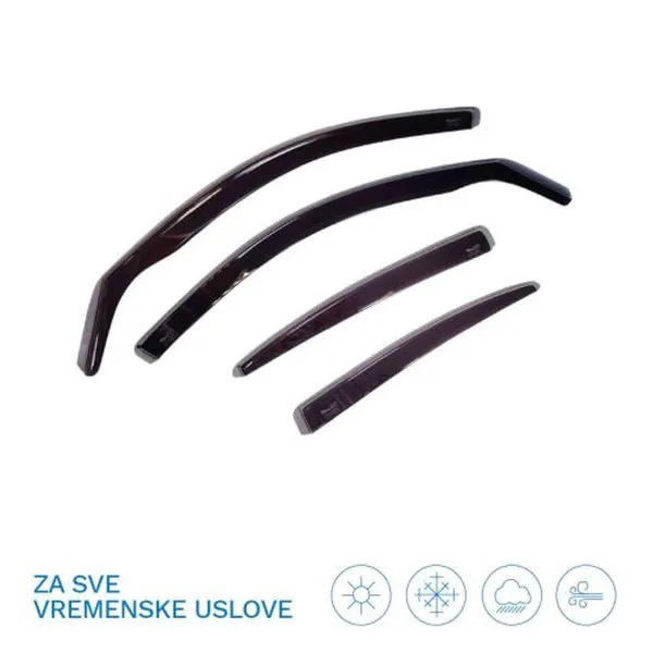 TOYOTA YARIS VERSO BOČNI VETROBRAN ZA MODEL SA 5-RO VRATA (SET/PREDNJI/ZADNJI) 1999-2005G. 