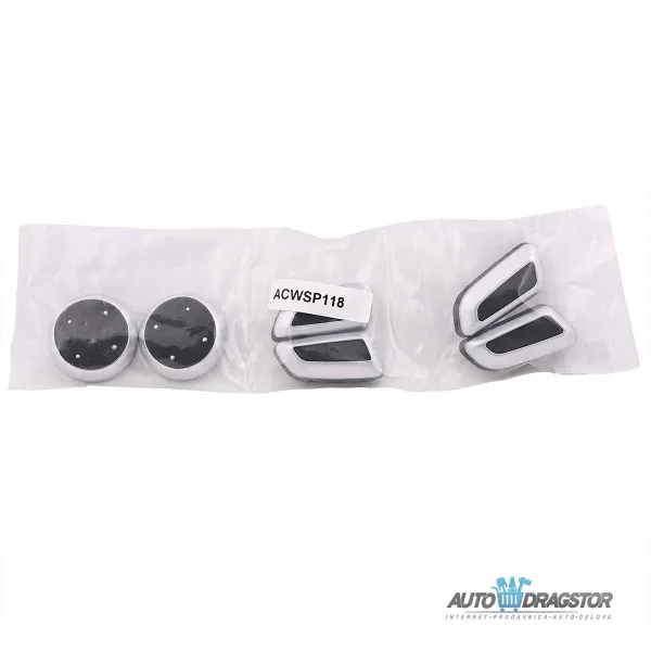 UKRASNI SET ZA PODEŠAVANJE AUTO SEDIŠTA AUDI A4 B8/AUDI Q3/AUDI Q5/AUDI A5/AUDI A6   6KOM 