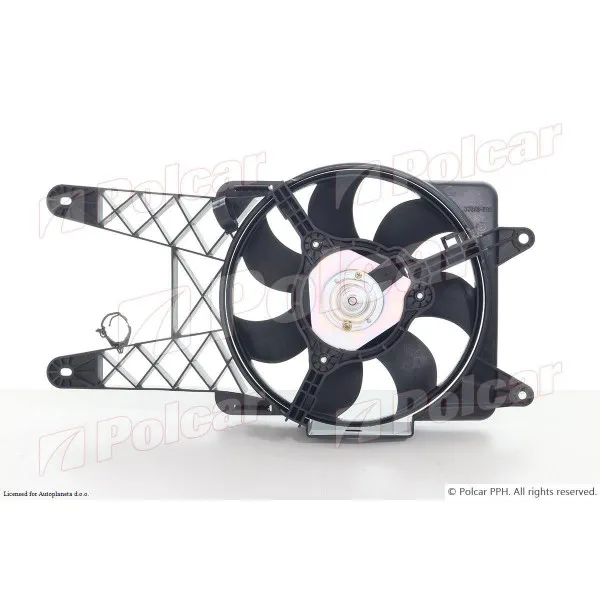 Ventilator hladnjaka sa nosačem FIAT SEICENTO (187), 98-09; 