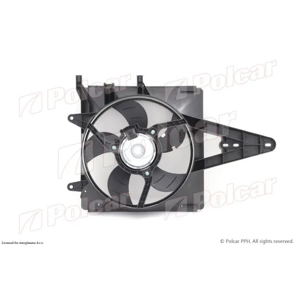 Ventilator hladnjaka sa nosačem FIAT PALIO/WEEKEND (178), 97-04; SIENA (178), 97-02; 
