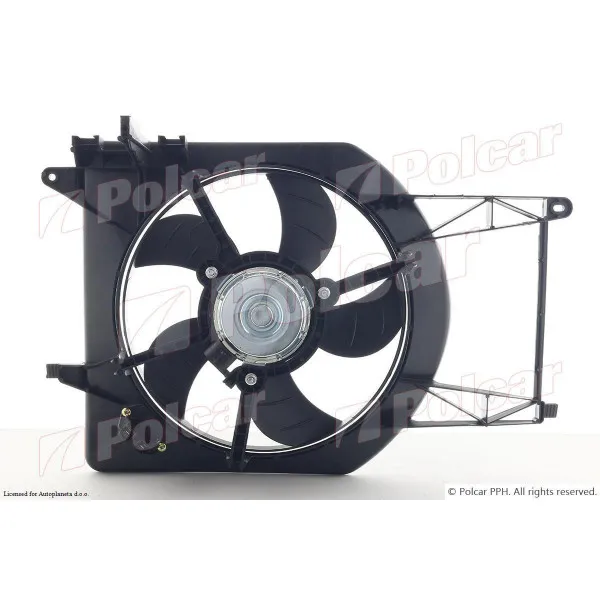 Ventilator hladnjaka sa nosačem FIAT ALBEA (178), 02-12; PALIO (178), 02-06; PALIO WEEKEND (178/2), 02-/06-11; PALIO/WEEKEND (178), 97-04; 