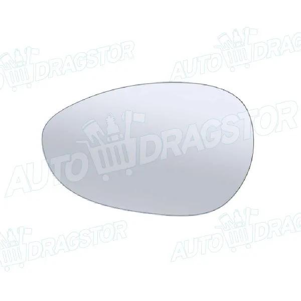 Staklo retrovizora sa nosačem FIAT 500 (312), 07-; GRANDE PUNTO/EVO/PUNTO (199), 05-; LINEA (323), 07-15; 