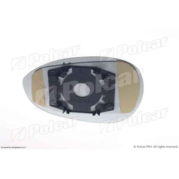 Staklo retrovizora sa nosačem FIAT 500 (312), 07-; GRANDE PUNTO/EVO/PUNTO (199), 05-; LINEA (323), 07-15; 