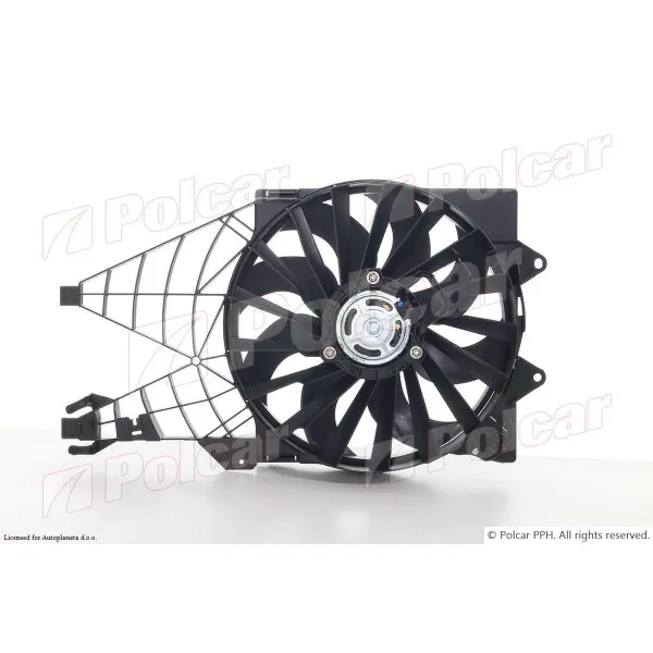 Ventilator hladnjaka sa nosačem FIAT LINEA (323), 07-15; 