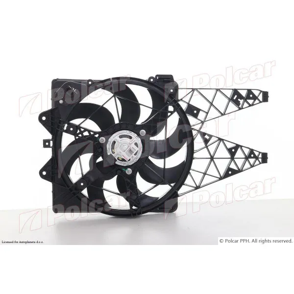 Ventilator hladnjaka sa nosačem FIAT BRAVO (198), 07-14; 