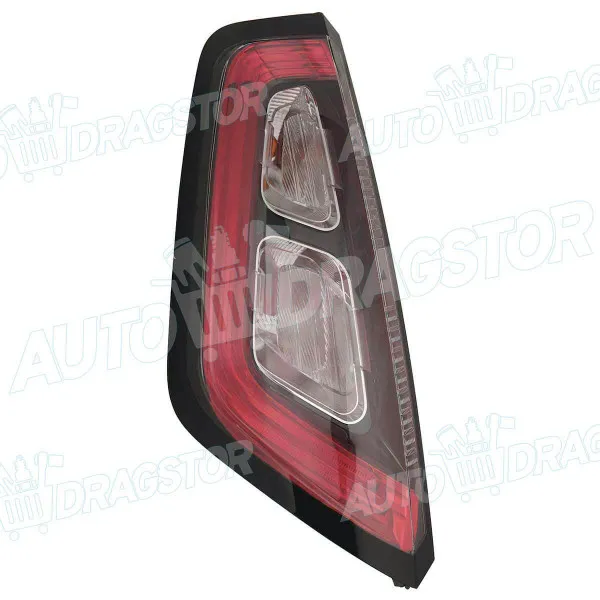 FIAT PUNTO EVO 2012 Sx Fanale Stop Posteriore A Led Sinistro Bordo Nero A Viti EUR 75,90 - IT
