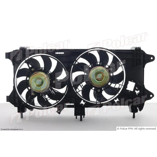 Ventilator hladnjaka sa nosačem FIAT DOBLO (119/223), 01-10; 