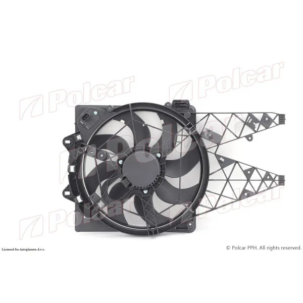 Ventilator hladnjaka sa nosačem FIAT DOBLO (263), 10-; 