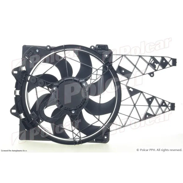 Ventilator hladnjaka sa nosačem FIAT DOBLO (263), 10-; 