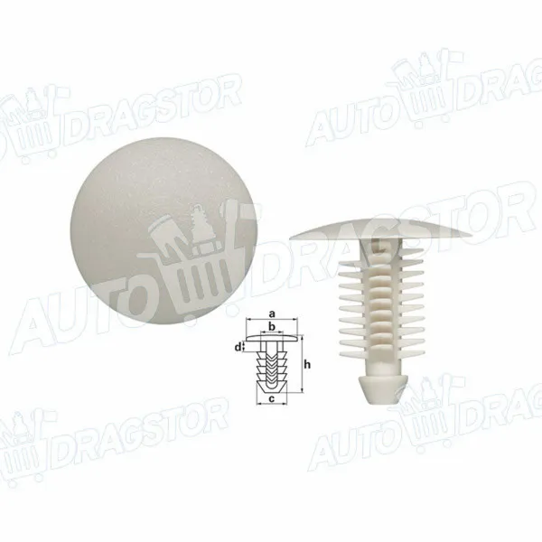 Žabica dugme FIAT DUCATO (250), 06-14; GRANDE PUNTO/EVO/PUNTO (199), 05-; TIPO (356), 16-; 