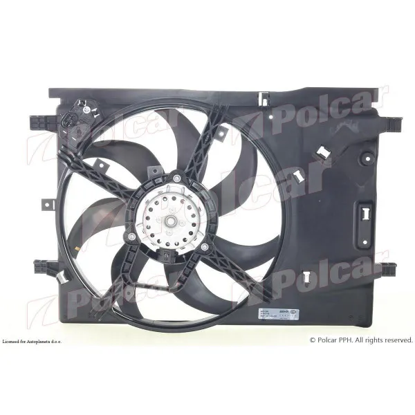 Ventilator hladnjaka sa nosačem CITROËN, FIAT, PEUGEOT 