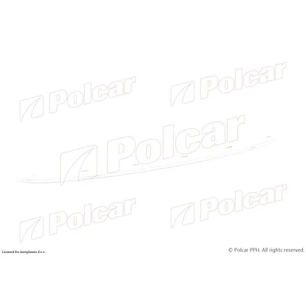 Lajsna maske FIAT LINEA (323), 07-15; 