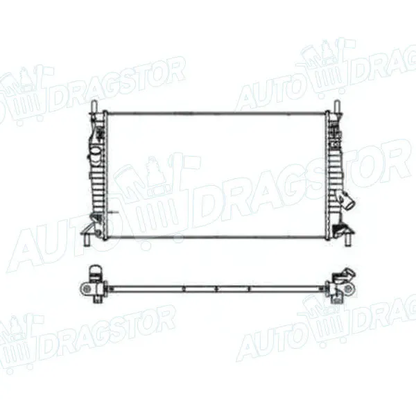 Hladnjak FORD FOCUS II (DA_), 04-11; 