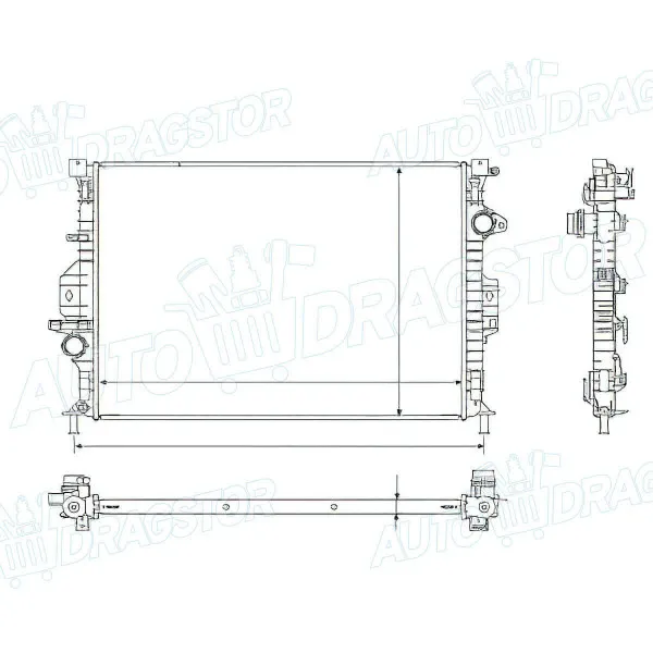 Hladnjak FORD, LAND ROVER, VOLVO 