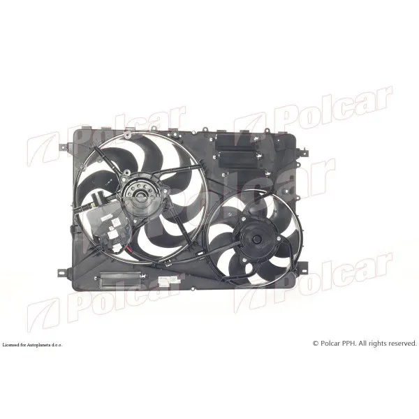 Ventilator hladnjaka sa nosačem FORD GALAXY (WA6), 06-15; KUGA (DM2), 08-13; MONDEO (BA7), 07-15; S-MAX (WA6), 06-15; 