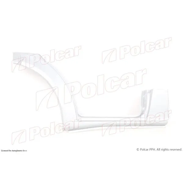 Sajtna/prag FORD TRANSIT (V184/5), 00-06; 