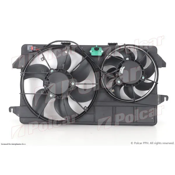 Ventilator hladnjaka sa nosačem FORD TRANSIT CONNECT (C170), 02-14; 