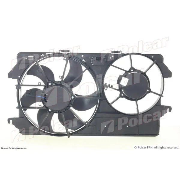 Ventilator hladnjaka sa nosačem FORD TRANSIT CONNECT (C170), 02-14; 