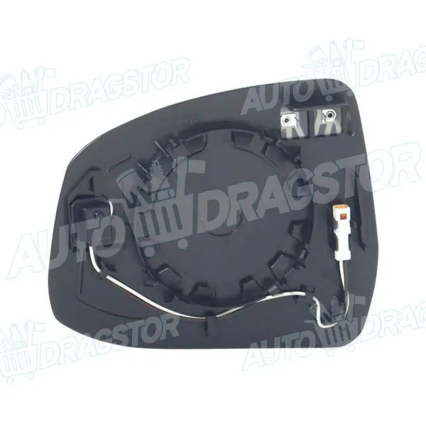 Staklo retrovizora sa nosačem FORD FOCUS, 11-18; MONDEO (BA7), 07-15; 