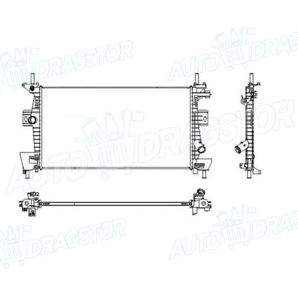 Hladnjak FORD C-MAX, 11-; 