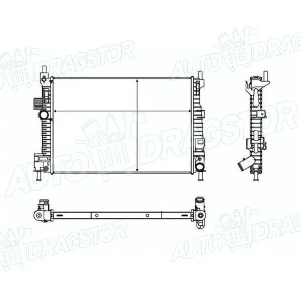 Hladnjak FORD, MAZDA 