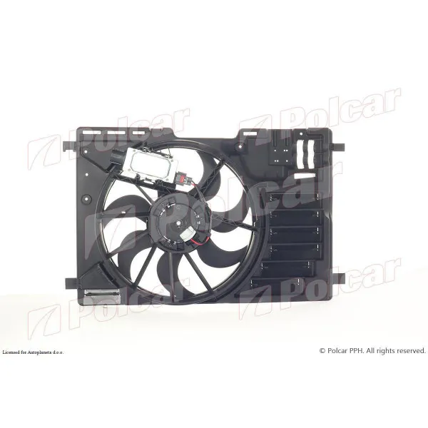 Ventilator hladnjaka sa nosačem FORD ESCAPE,12-; FOCUS, 11-18; KUGA, 13-; TOURNEO CONNECT, 14-; TRANSIT CONNECT, 13-; 