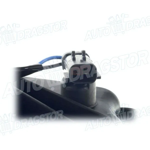 Ventilator hladnjaka sa nosačem JEEP CHEROKEE (KJ), 01-08; LIBERTY (KJ), 01-08; 