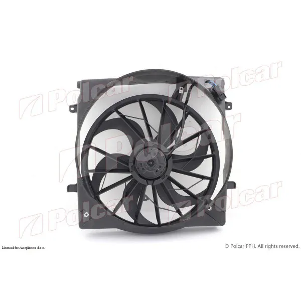 Ventilator hladnjaka sa nosačem JEEP LIBERTY (KJ), 01-08; 