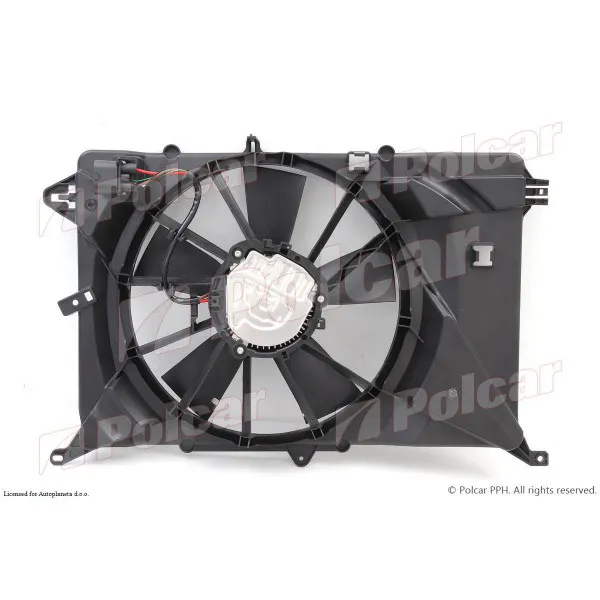Ventilator hladnjaka sa nosačem JEEP COMPASS, 17-; 