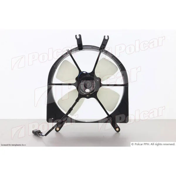 Ventilator hladnjaka sa nosačem HONDA CIVIC (EG/EJ/EH9), 91-95; CIVIC (EJ/EK), 95-01; CIVIC (MA/MB/MC2), 95-01; CIVIC SHUTTLE (EE), 88-95; CRX (EH6/EG2), 92-98 
