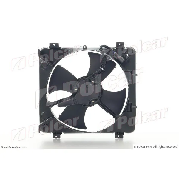 Ventilator hladnjaka sa nosačem HONDA CIVIC (EJ/EK), 95-01; CIVIC (EP/EU/EV), 01-05; CIVIC (MA/MB/MC2), 95-01; 