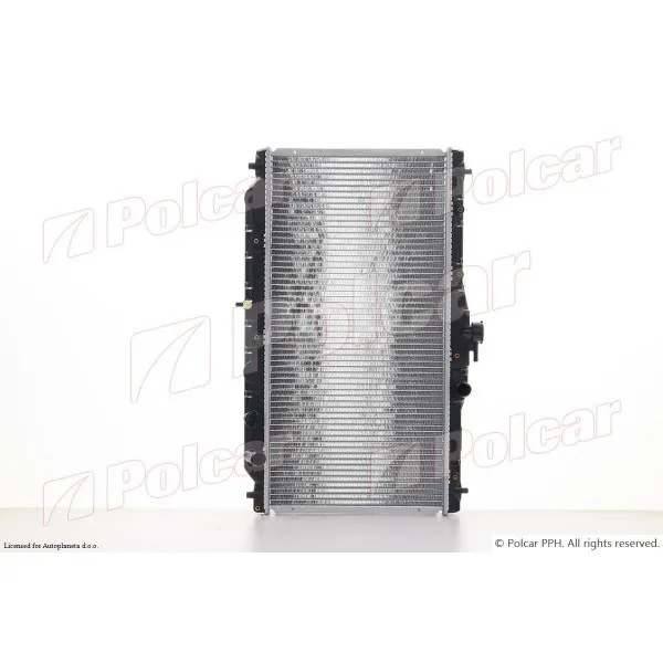 Hladnjak HONDA ACCORD (BA/CA), 85-89; ACCORD (CB/CC/CD), 89-93; PRELUDE (AB), 83-87; 