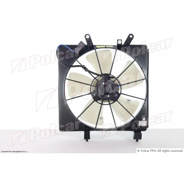 Ventilator hladnjaka sa nosačem HONDA CIVIC (EP/EU/EV), 01-05; 