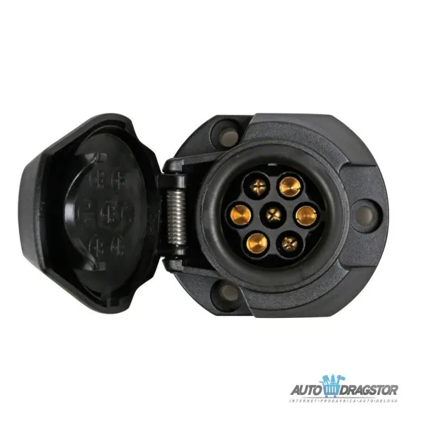 KONEKTOR UTIČNICA 7 PINOVA SA PRIKLJUČKOM ZA ZADNJE SVELO ZA MAGLU 