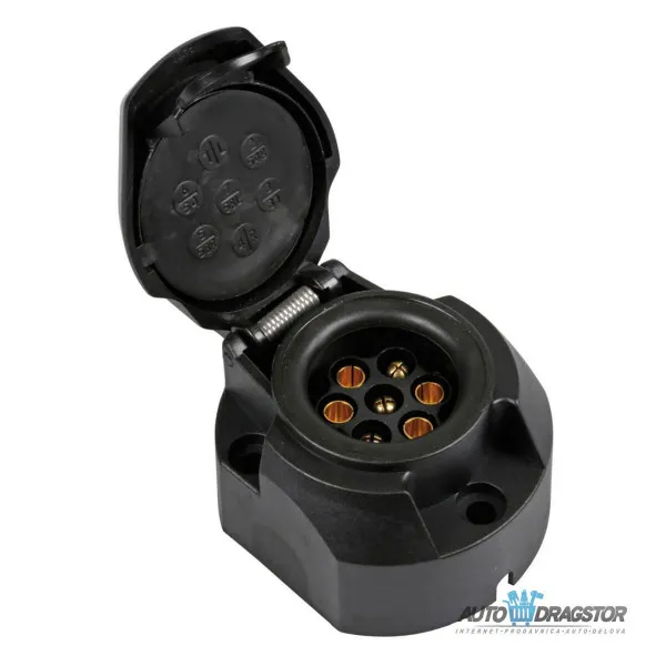 KONEKTOR UTIČNICA 7 PINOVA SA PRIKLJUČKOM ZA ZADNJE SVELO ZA MAGLU 