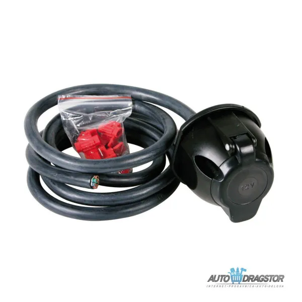 KONEKTOR UTIČNICA 7 PINOVA SA 160CM KABLA 