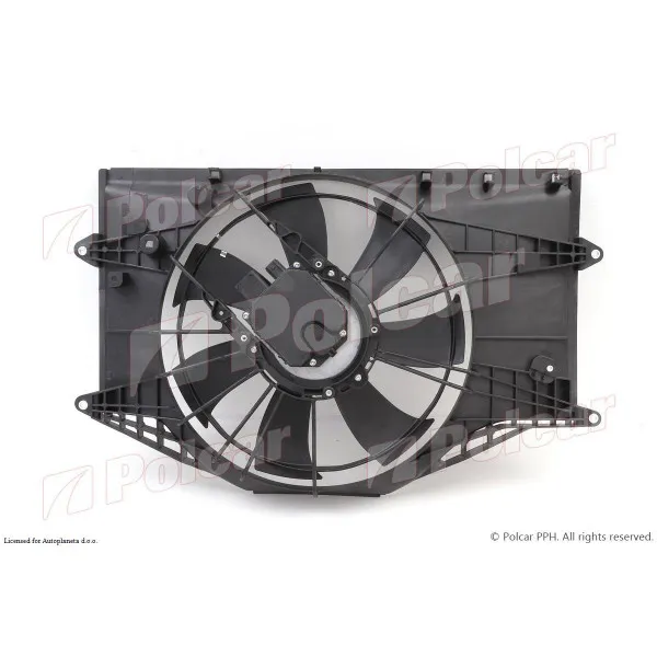 Ventilator hladnjaka sa nosačem HONDA CIVIC, 16-; 