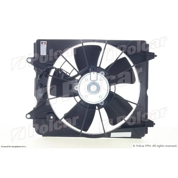 Ventilator hladnjaka sa nosačem HONDA CR-V (RM), 12-18; 