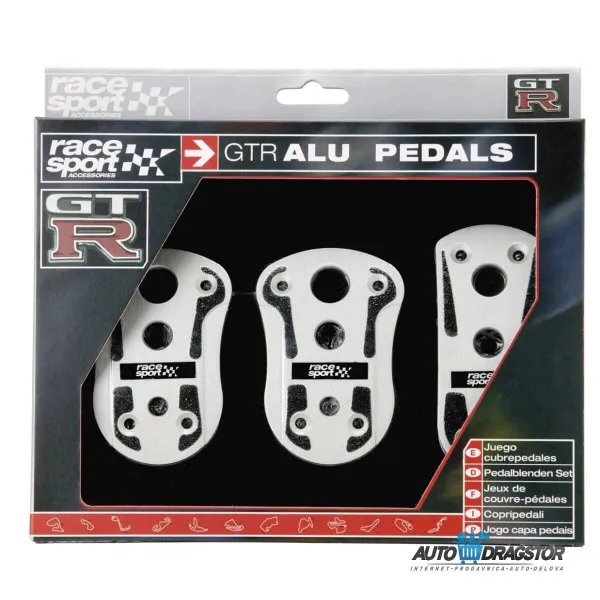 PEDALE PAPUCICA GT-R SILVER 